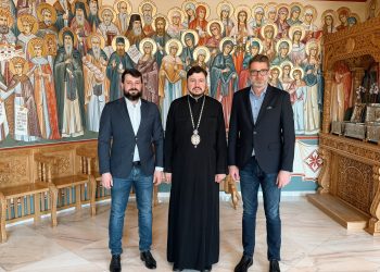 Vizită oficială la Cahul: Ambasadorul României s-a întâlnit cu Episcopul Veniamin al Basarabiei de Sud