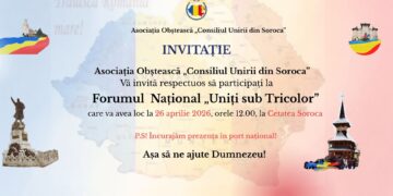 Forumul Național „Uniți sub Tricolor” va reuni românii de pe ambele maluri ale Prutului la Soroca